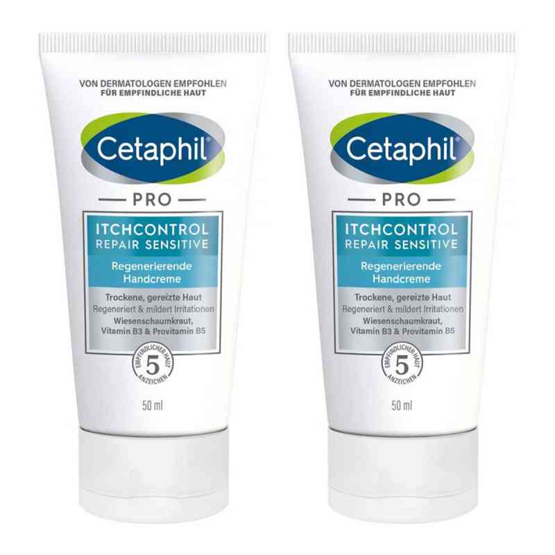 Cetaphil PRO ItchControl Repair Sensitive Handcreme 2x50 ml von Galderma Laboratorium GmbH PZN 08105004