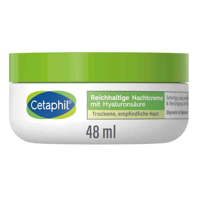 Cetaphil reichhaltige Nachtcreme mit Hyaluronsäure 2x48 g von Galderma Laboratorium GmbH PZN 08105003