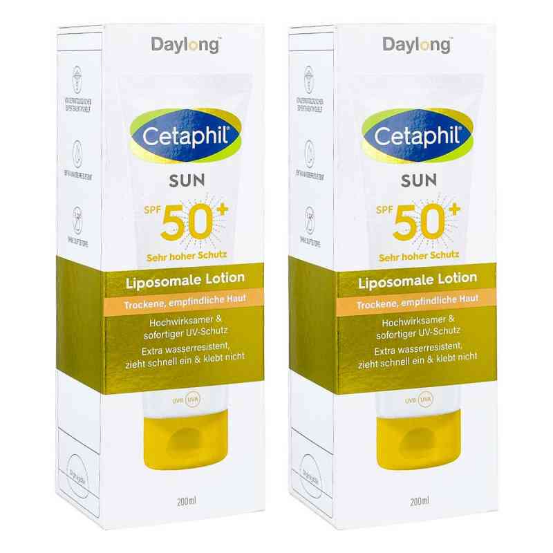Cetaphil Sun Daylong SPF 50+ Liposomale Lotion 2x200 ml von Galderma Laboratorium GmbH PZN 08105001