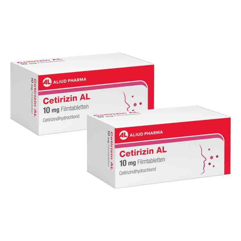 Cetirizin AL 10mg Filmtabletten 2x100 stk von ALIUD Pharma GmbH PZN 08104569