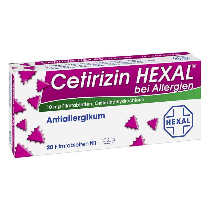 Cetirizin HEXAL® Filmtabletten bei Allergien 20 stk von Hexal AG PZN 01830152