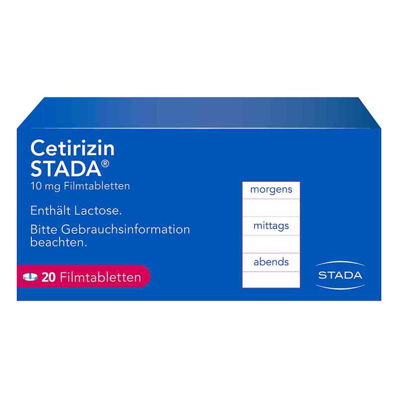 Cetirizin STADA 10mg Filmtabletten bei Allergien 20 stk