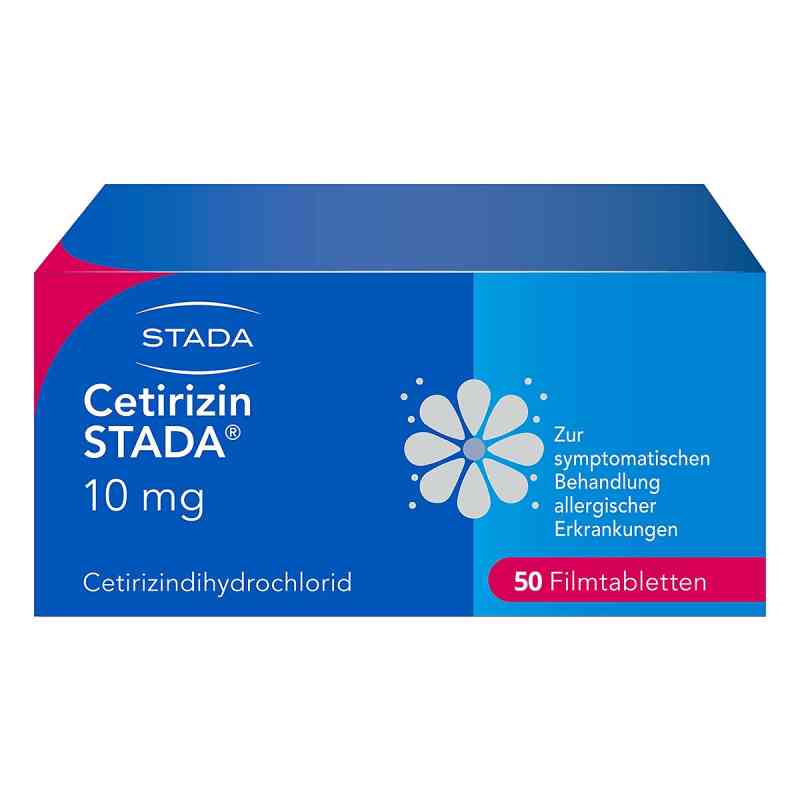 Cetirizin STADA 10mg Filmtabletten bei Allergien 50 stk von STADA Consumer Health Deutschland GmbH PZN 02246610