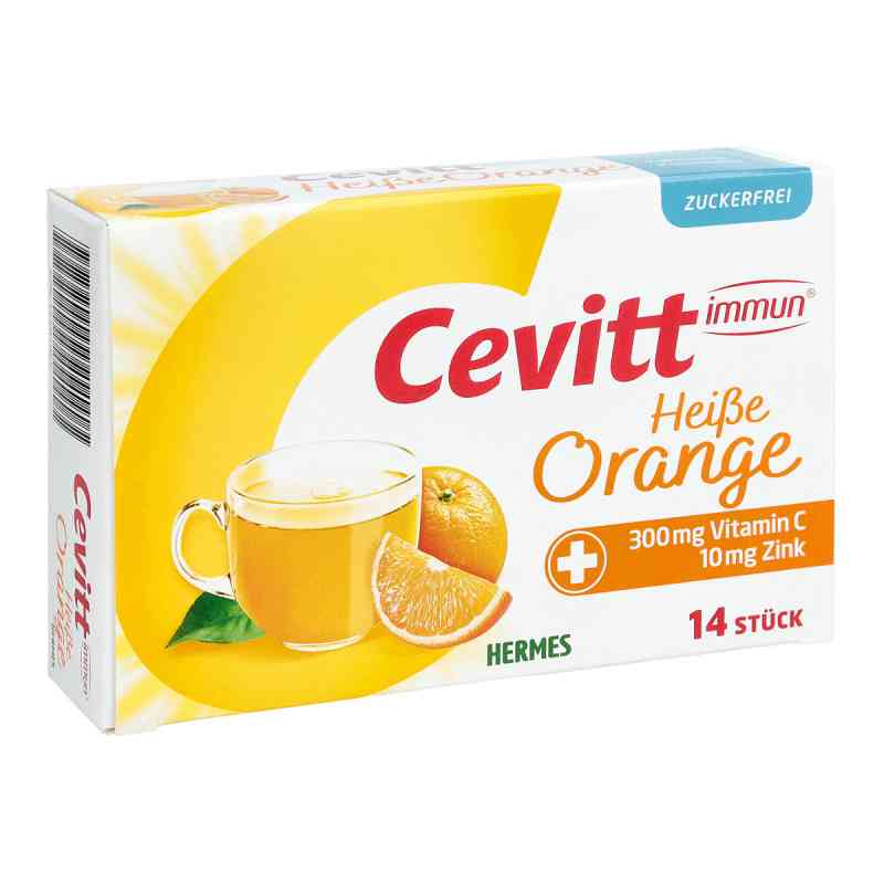 Cevitt immun heisse Orange zuckerfrei Granulat 14 stk von HERMES Arzneimittel GmbH PZN 15581965