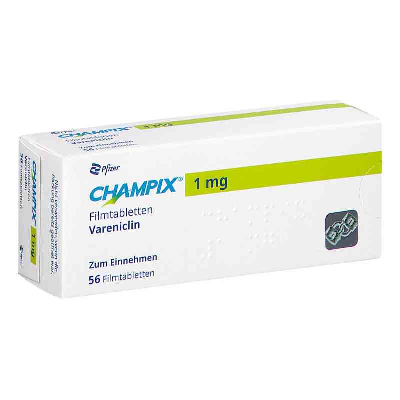Champix 1 Mg Filmtabletten Folgepackung 56 stk von Pfizer Pharma GmbH PZN 19142346