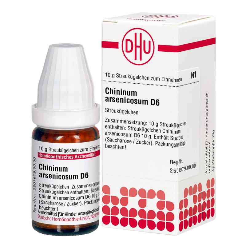 Chininum Arsenicosum D 6 Globuli 10 g von DHU-Arzneimittel GmbH & Co. KG PZN 02117479