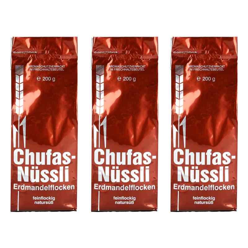 Chufas Nüssli 3x200 g von HABEL Getreideflocken PZN 08105874