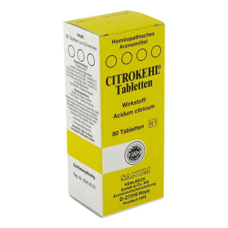 Citrokehl Tabletten 80 stk von SANUM-KEHLBECK GmbH & Co. KG PZN 00733116