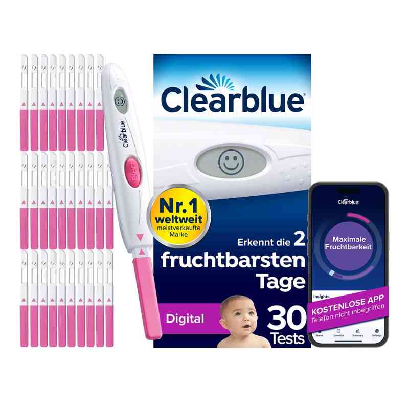 Clearblue Ovulationstest Digital 30 stk von WICK Pharma - Zweigniederlassung der Procter & Gam PZN 18412861