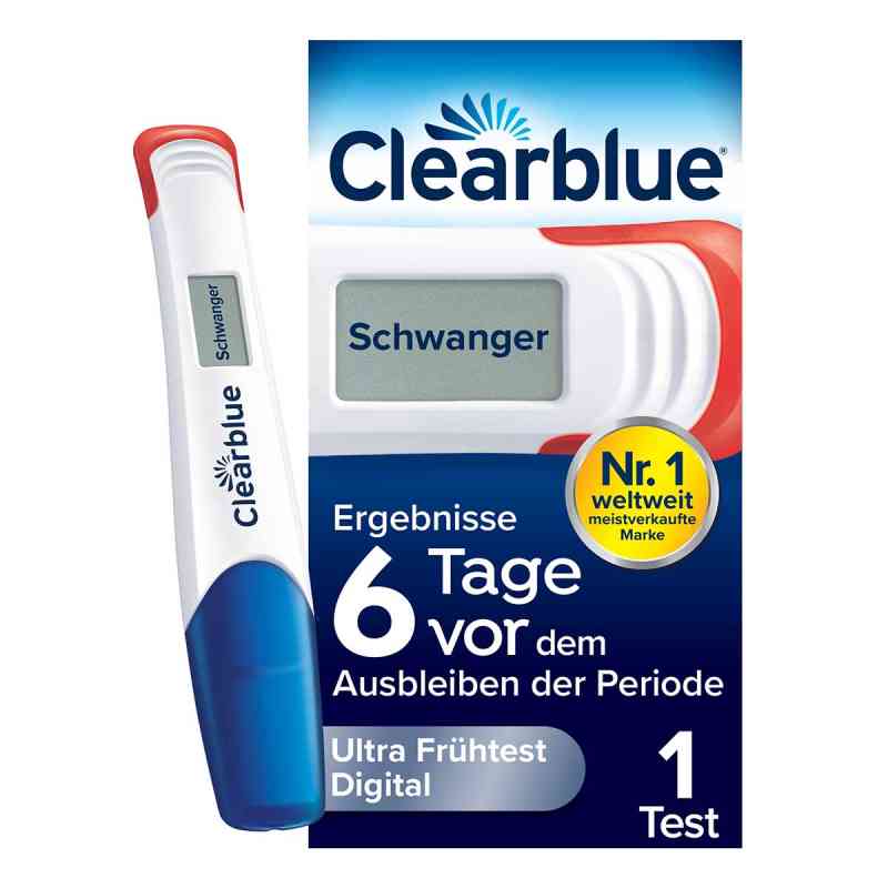 Clearblue Schwangerschaftstest Ultra Frühtest Digital 1 stk von WICK Pharma - Zweigniederlassung der Procter & Gam PZN 17364717