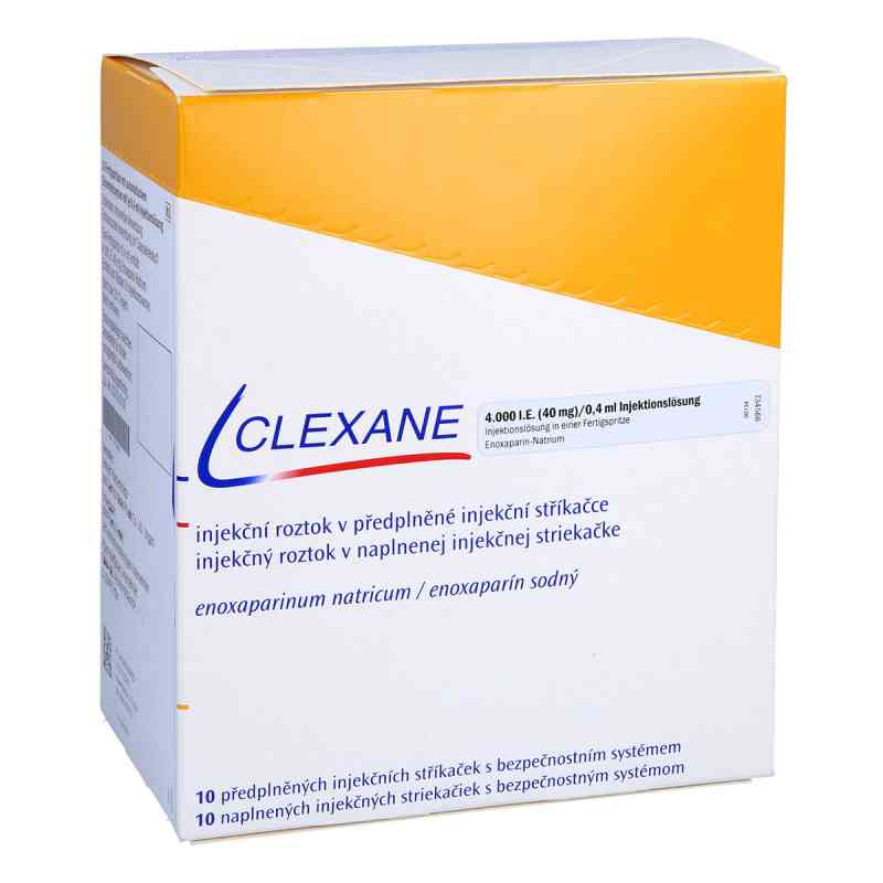Clexane 40mg 0,4ml mit Sicherheits-System 10 stk von EMRA-MED Arzneimittel GmbH PZN 09326855