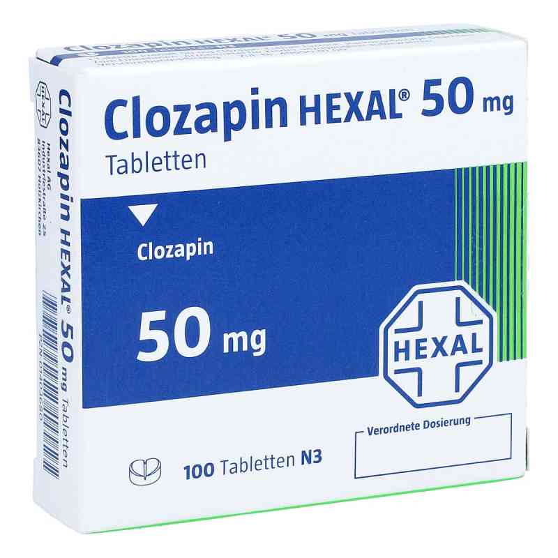 Clozapin HEXAL 50mg 100 stk von Hexal AG PZN 01403680