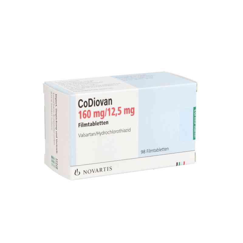Codiovan 160 mg/12,5 mg Filmtabletten 98 stk von EurimPharm Arzneimittel GmbH PZN 16234094
