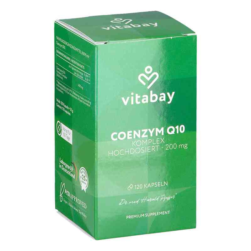 Coenzym Q10 Ubichinon Komplex 200 Mg Vegan Kapseln 120 stk von Vitabay CV PZN 18210407