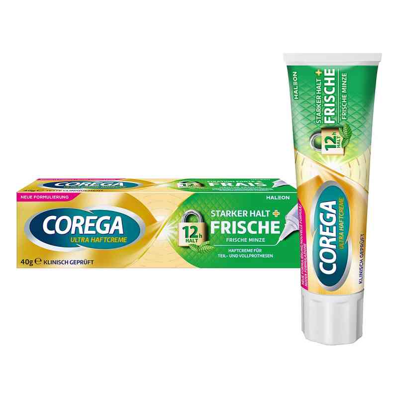 Corega Ultra Haftcreme Starker Halt+Frische 40 g von Haleon Germany GmbH PZN 19283986