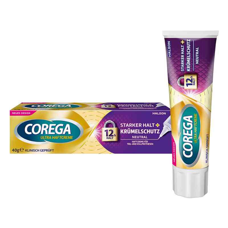 Corega Ultra Haftcreme Starker Halt+Krümelschutz 40 g von Haleon Germany GmbH PZN 19283992