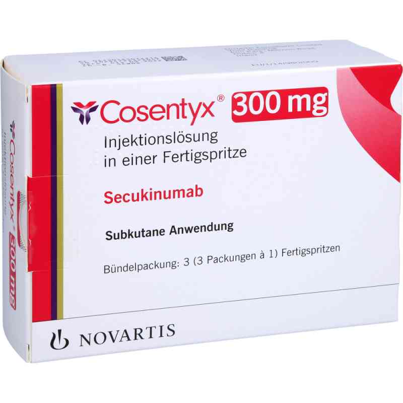 Cosentyx 300mg Fertigspr 3X1 stk von NOVARTIS Pharma GmbH PZN 16507221