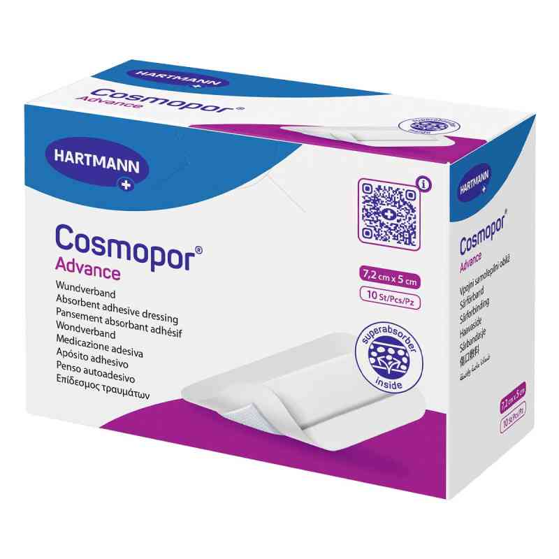 Cosmopor Advance 5x7,2 cm 10 stk von PAUL HARTMANN AG PZN 03546490