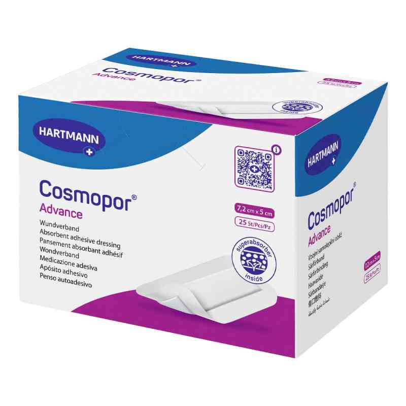 Cosmopor Advance 5x7,2 cm 25 stk von PAUL HARTMANN AG PZN 03546509