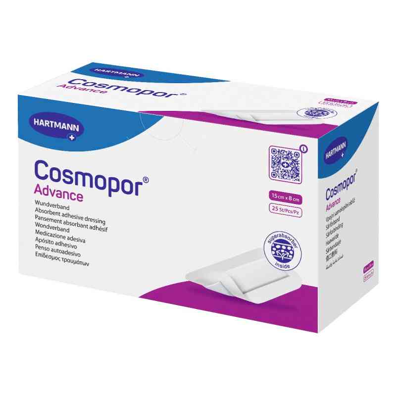 Cosmopor Advance 8x15 cm 25 stk von PAUL HARTMANN AG PZN 03546544