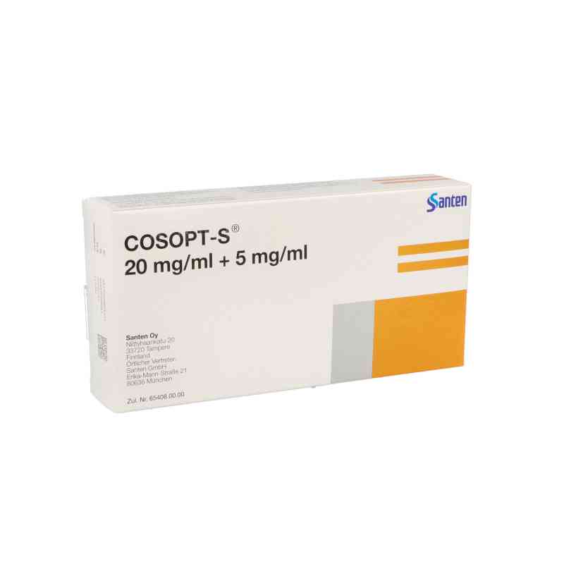 COSOPT-S 20mg/ml+5mg/ml Augentropfen 30X0.2 ml von Santen GmbH PZN 06964437
