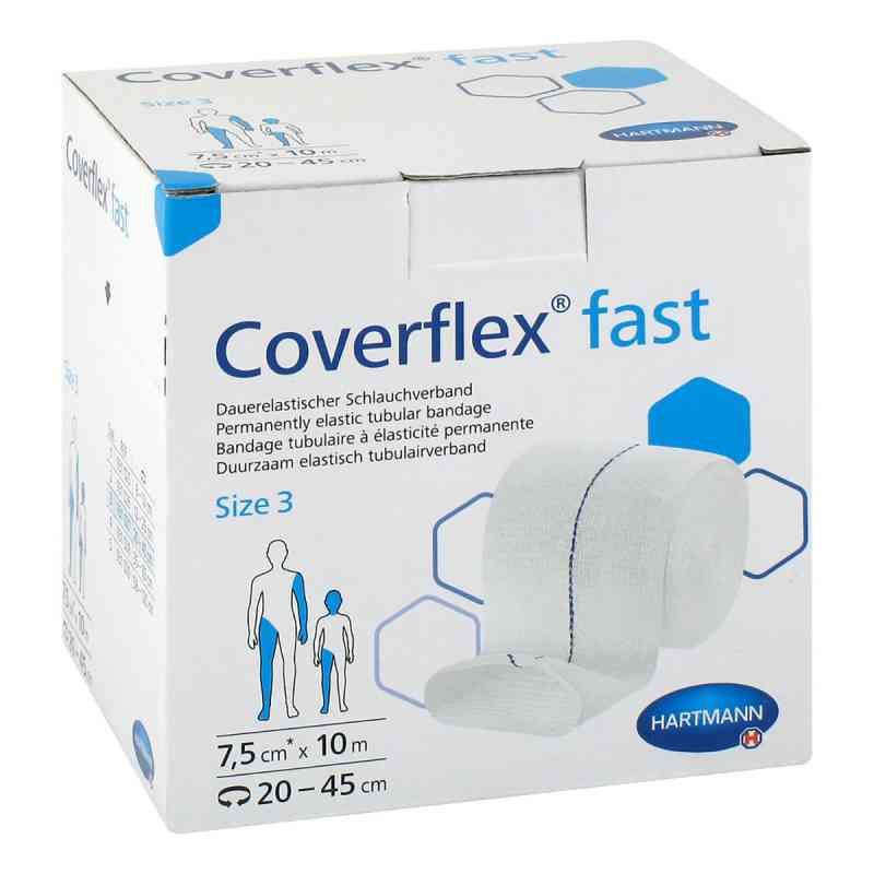 Coverflex fast Schlauchverband gr.3 7,5 cmx10 m weiss 1 stk von PAUL HARTMANN AG PZN 13828321