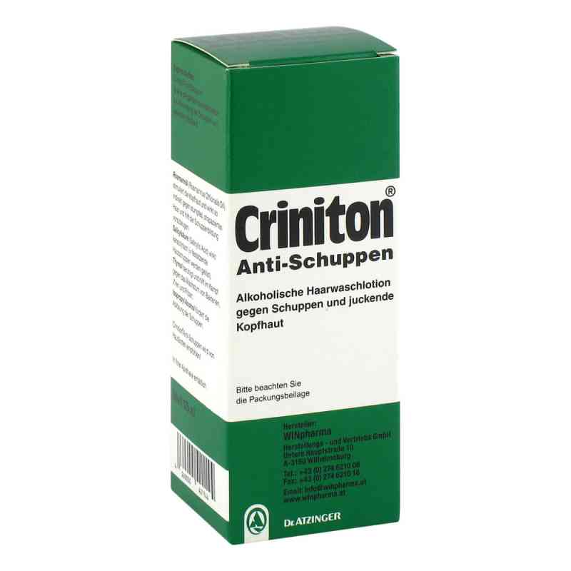 Criniton Anti Schuppen Lösung 125 ml von Kanzlsperger GmbH PZN 01580330