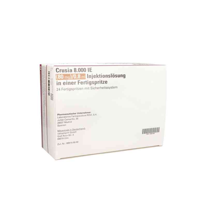 Crusia 8.000 I.e. 80 mg/0,8 ml Ilo F.sp.+sich-sys. 24 stk von ratiopharm GmbH PZN 15861860
