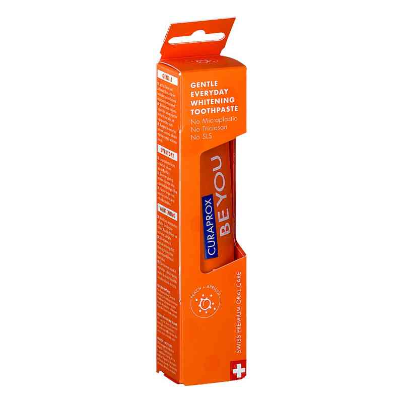 Curaprox Be You Zahnpasta Pfirsich+Aprikose Orange 60 ml von Curaden Germany GmbH PZN 17448816