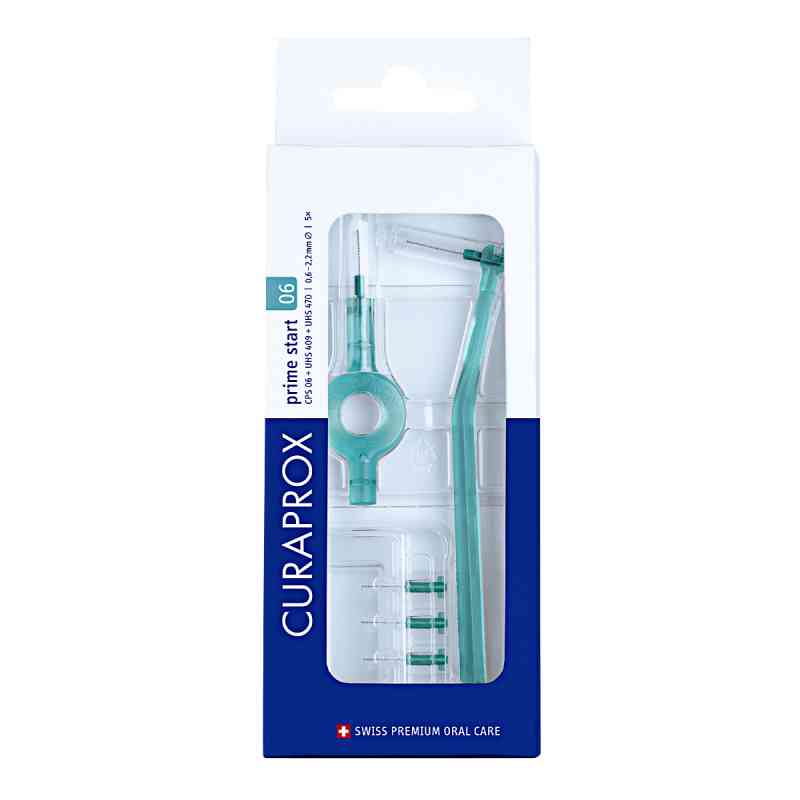 Curaprox Interdental Set Cps 06 mm türkis 5 St 1 Pck von Curaden Germany GmbH PZN 16356785