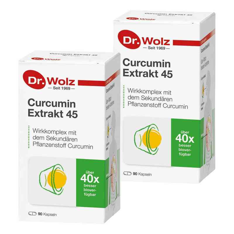 Curcumin Extrakt 45 Doktor wolz Kapseln 2x90 stk von Dr. Wolz Zell GmbH PZN 08105901