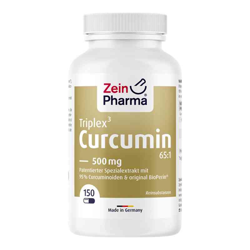 Curcumin Triplex 500 mg Kapseln 150 stk von Zein Pharma - Germany GmbH PZN 08904095