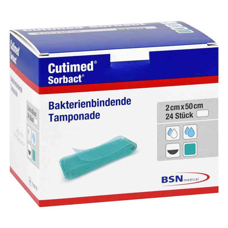 Cutimed Sorbact bakterienb.Tamponaden 2x50 cm 24 stk von ToRa Pharma GmbH PZN 11285098
