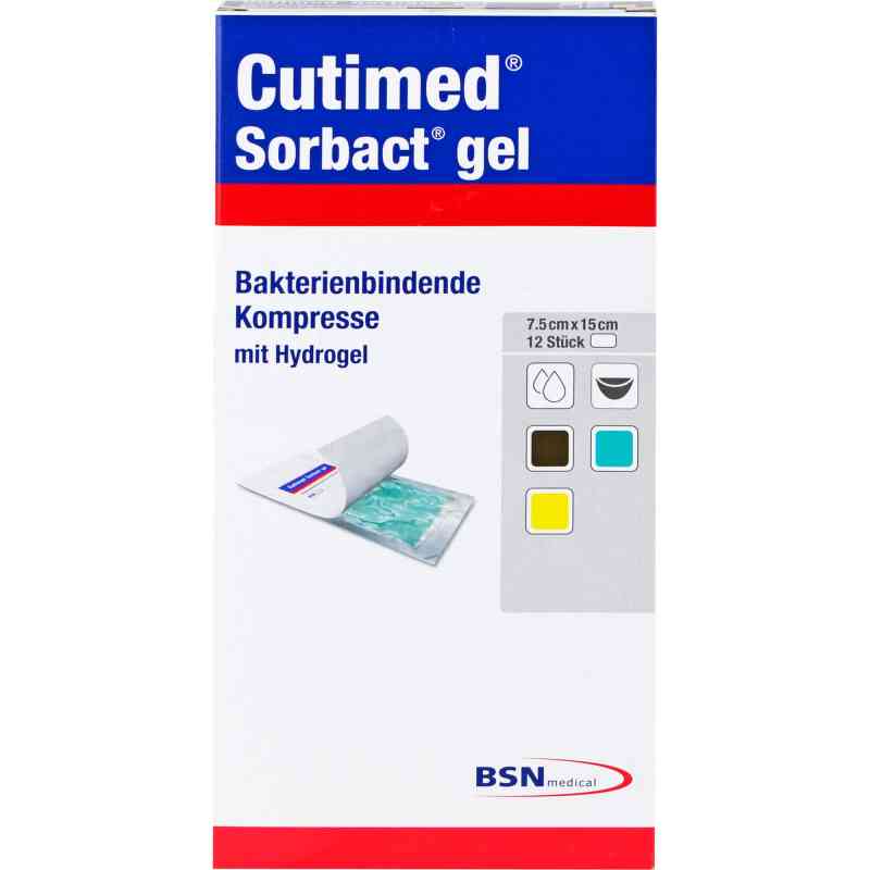 Cutimed Sorbact Gel Kompressen 7,5x15 cm 12 stk von BSN medical GmbH PZN 07353440