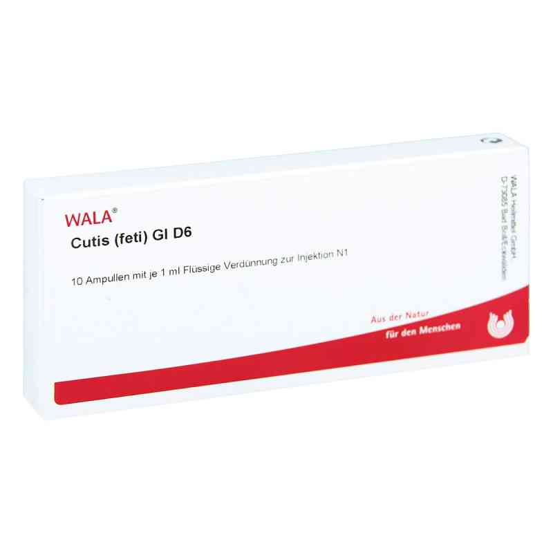 Cutis Feti Gl D6 Ampullen 10X1 ml von WALA Heilmittel GmbH PZN 02831171
