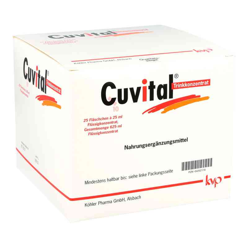 Cuvital Trinkkonzentrat 25X25 ml von Köhler Pharma GmbH PZN 04252170