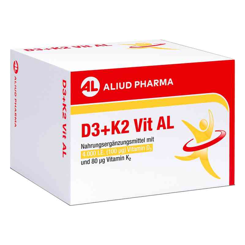 D3 + K2  Vit AL 4000 I.E. / 80 µg Kapseln für die Knochen 90 stk von ALIUD Pharma GmbH PZN 18231585