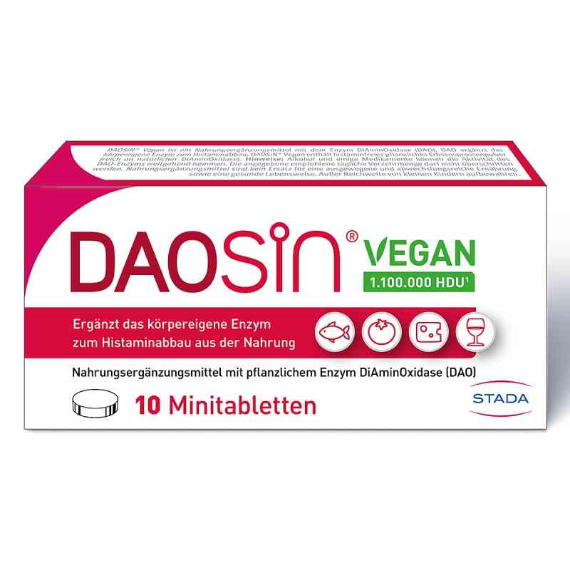 Daosin Vegan Tabletten 10 stk von STADA Consumer Health Deutschland GmbH PZN 19627285
