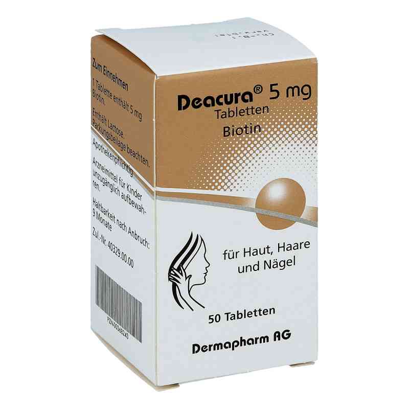 Deacura 5 mg Tabletten 50 stk von DERMAPHARM AG PZN 00368243
