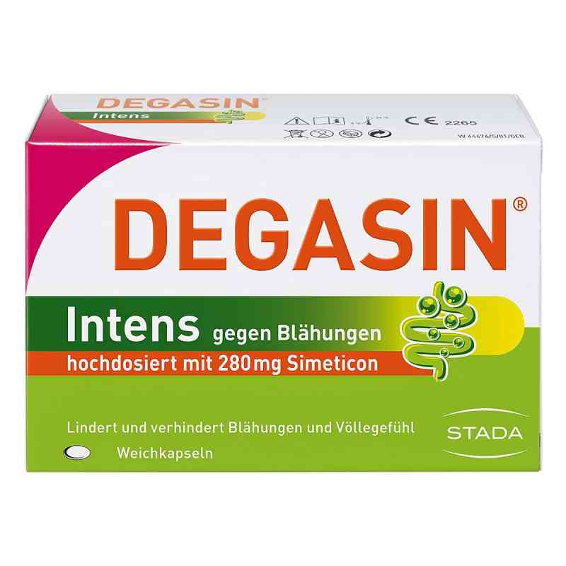 Degasin Intens 280 mg gegen Blähungen und Völlegefühl 32 stk von STADA Consumer Health Deutschland GmbH PZN 16944476