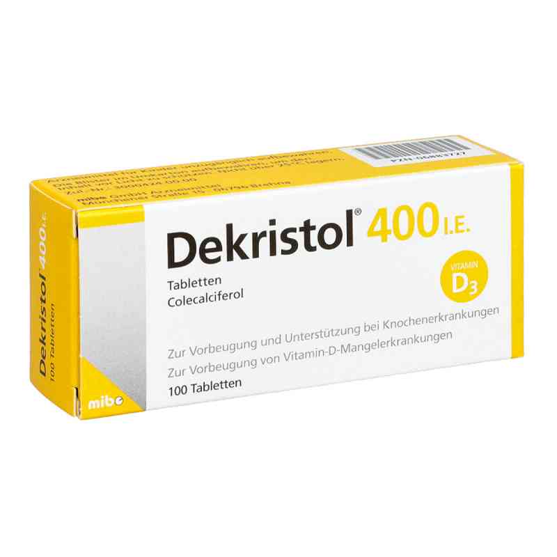 Dekristol 400 I.E. Tabletten 100 stk von MIBE GmbH Arzneimittel PZN 06883727