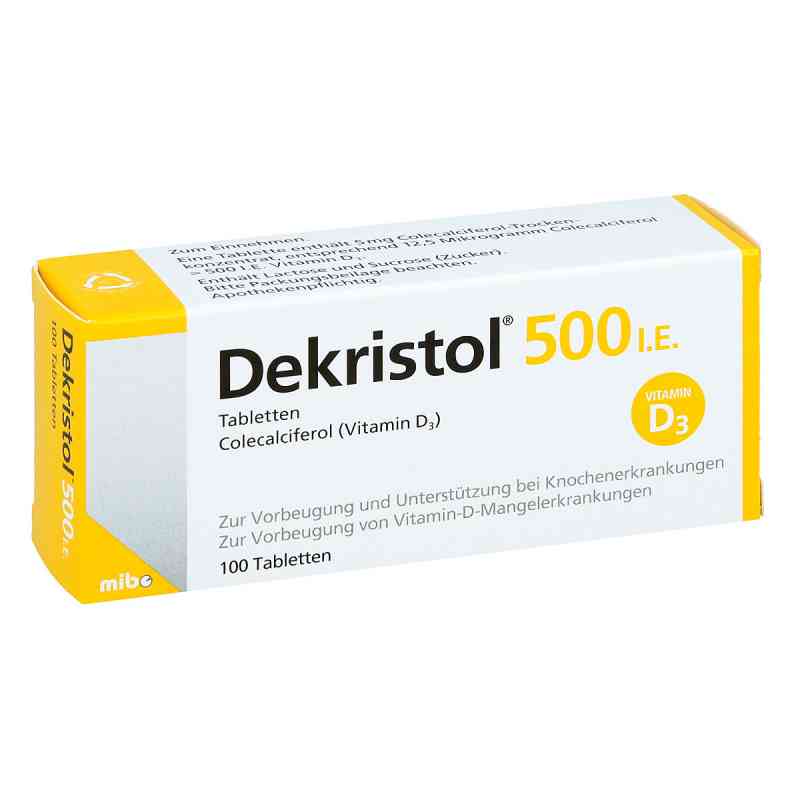 Dekristol 500 I.E. Tabletten 100 stk von MIBE GmbH Arzneimittel PZN 10068921