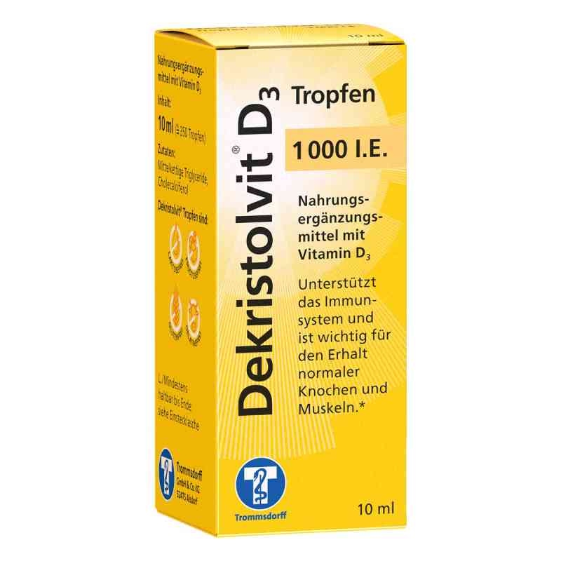 Dekristolvit D3 1.000 I.e. Tropfen 10 ml von Trommsdorff GmbH & Co. KG PZN 13867108