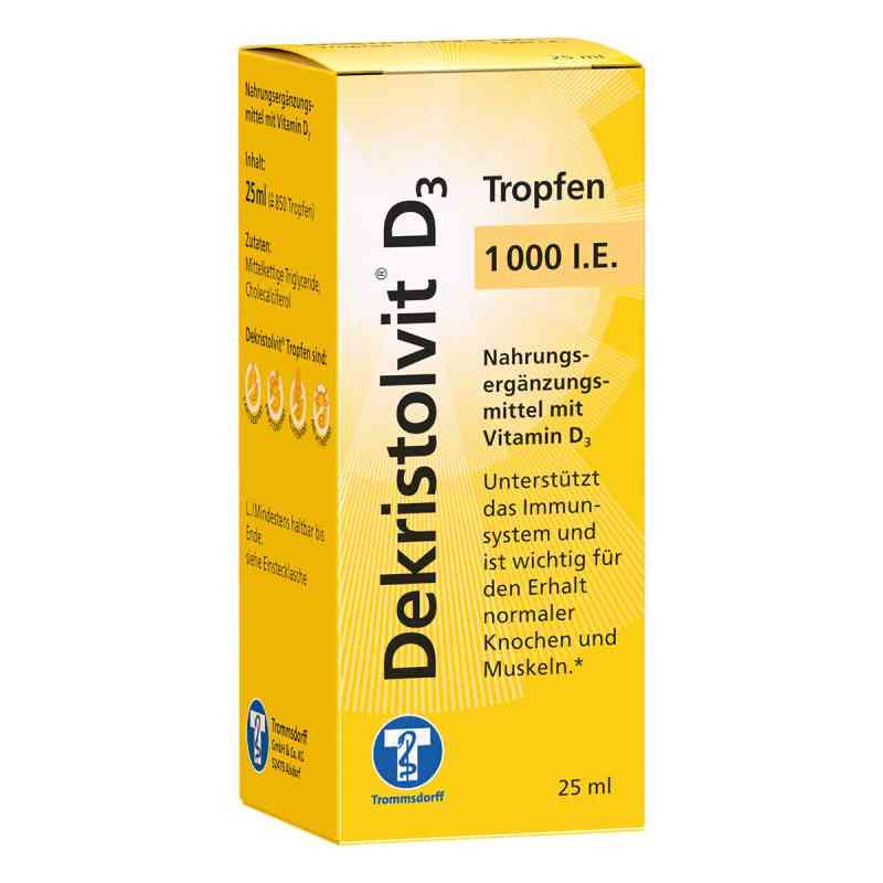 Dekristolvit D3 1.000 I.e. Tropfen 25 ml von Trommsdorff GmbH & Co. KG PZN 13867114