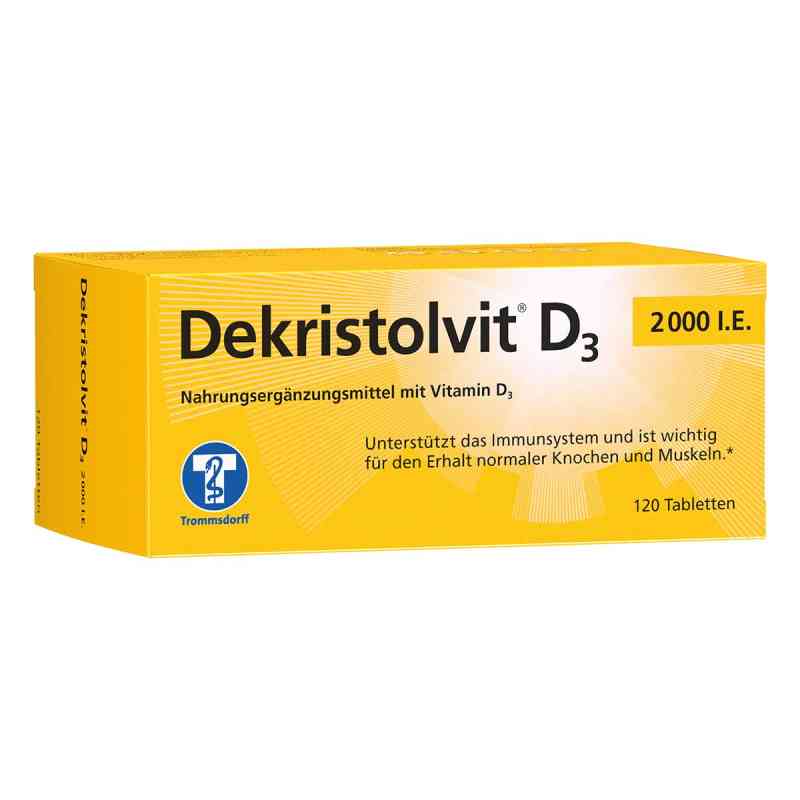 Dekristolvit D3 2.000 I.e. Tabletten 120 stk von Trommsdorff GmbH & Co. KG PZN 10818546