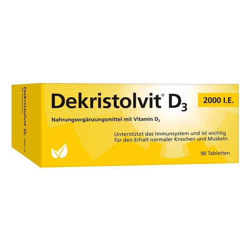 Dekristolvit D3 2.000 I.e. Tabletten 90 stk von Hübner Naturarzneimittel GmbH PZN 10818569