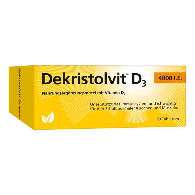 Dekristolvit D3 4.000 I.e. Tabletten 90 stk von Hübner Naturarzneimittel GmbH PZN 10818598