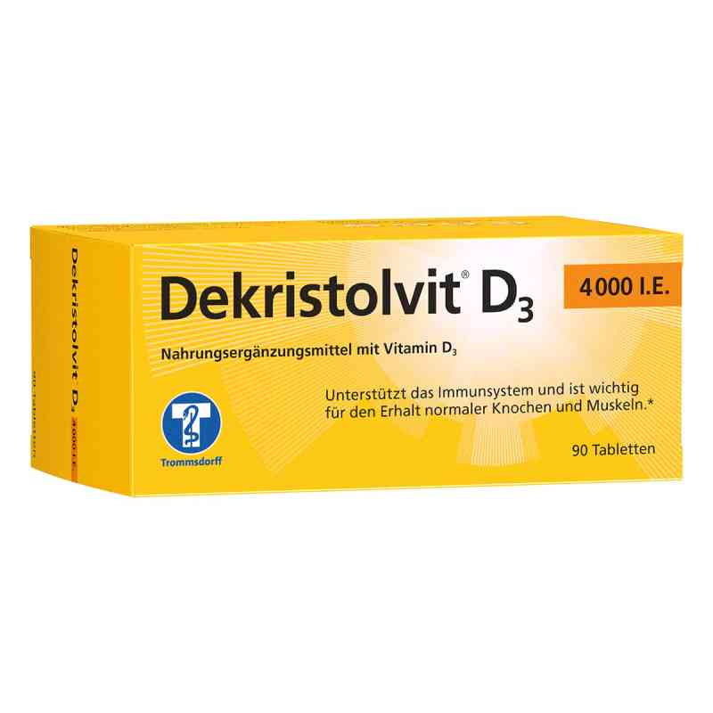 Dekristolvit D3 4.000 I.e. Tabletten 90 stk von Trommsdorff GmbH & Co. KG PZN 10818598
