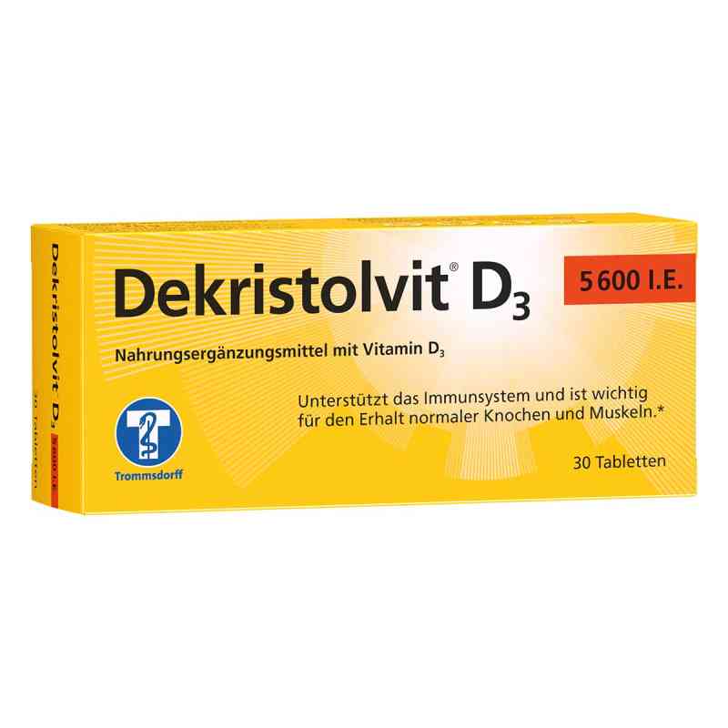 Dekristolvit D3 5.600 I.e. Tabletten 30 stk von Trommsdorff GmbH & Co. KG PZN 11709687
