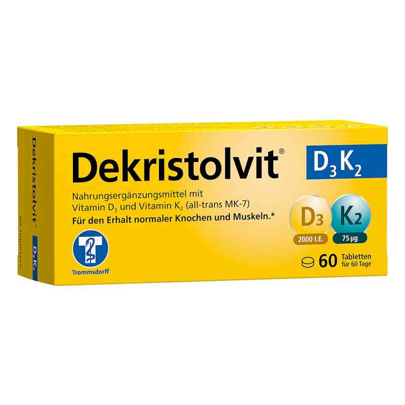 Dekristolvit D3K2 Tabletten 60 stk von Trommsdorff GmbH & Co. KG PZN 20391936